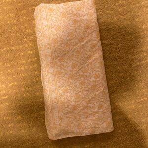 J crew bandana Gold and Cream Patterned